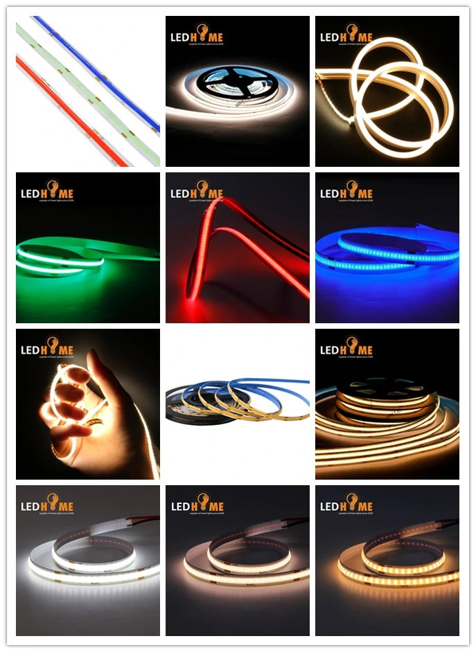 360/420/480/512 LEDs Ultra-Slim COB Flexible LED Strip Light Dots-Free LED Lighting