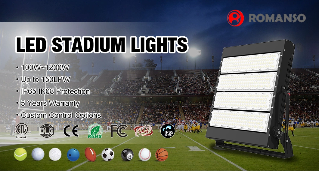 600 Watts 800W 1000W Football Stadium LED Lighting