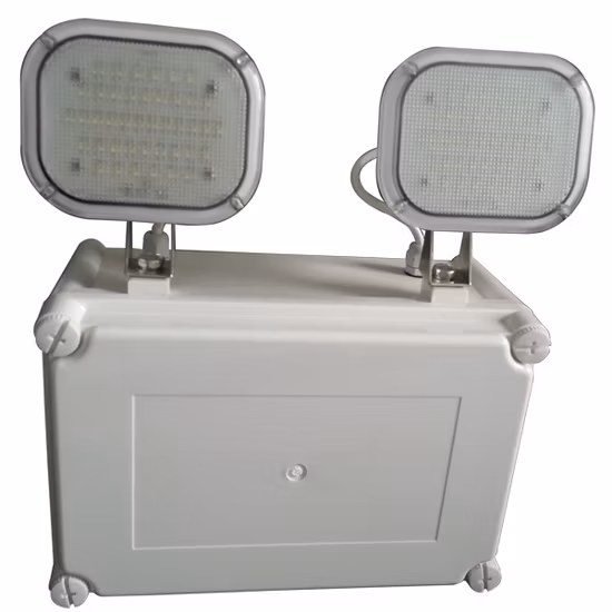 LED Rechargeable Water Proof Emergency Twin Heads Light