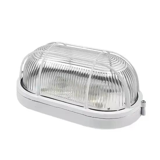 Outdoor Waterproof LED Round Oval Ceiling Wall Bulkhead Light Damp