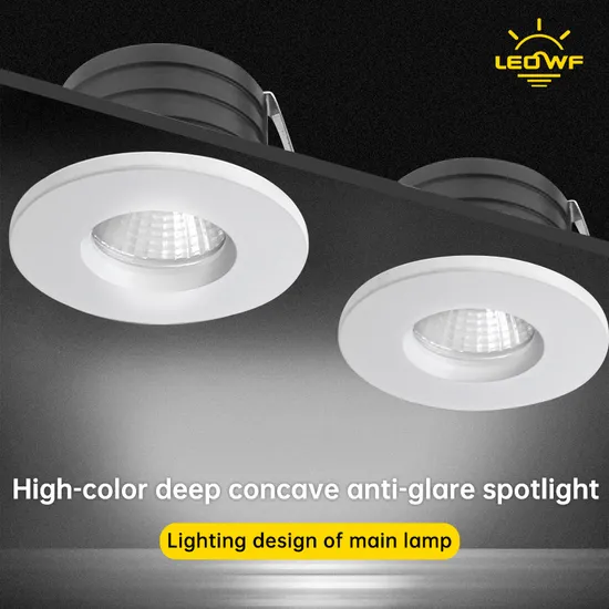 Jewelry Furniture Recessed LED Mini Ceiling Light 3W Round LED Puck Light 90ra LED Downlight for Display Case