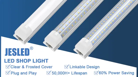 Jesled V Shape 2FT 4FT 8FT T8 Integrated LED Light Tube for Commercial Lighting