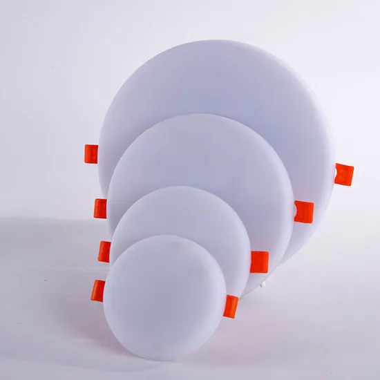 Indoor Panel Lighting Adjustable Recessed Mounted Frameless Round 3D Ceiling LED Panel Lights