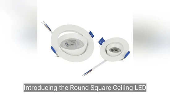 Round Square Ceiling LED Spot Down Light Downlight Eyeball ceiling Potlight 