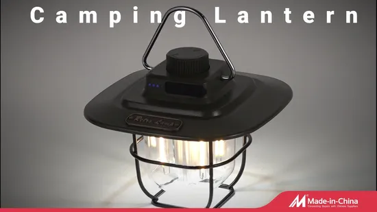 Yichen Rechargeable Dimmable LED Retro Camping Light Lantern 