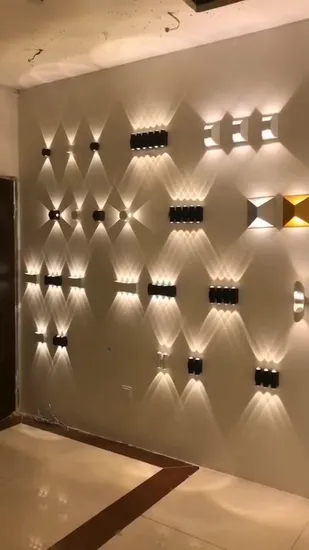 Letter N Modern IP65 Waterproof Aluminium Garden 4W Outdoor Moisture