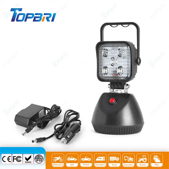 Car Accessories Portable Rechargeable LED Work Light for Truck Auto Fishing Camping 