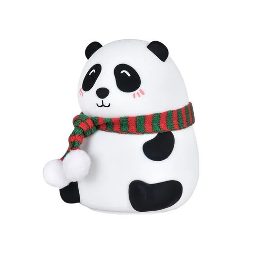 Panda Silicone Night Light USB Rechargeable LED Cute Animal Kids Night Lamp 