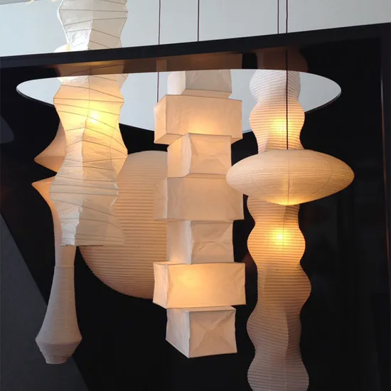 Janpanese Akari Rice Paper Lamp Nordic Noguchi Yong Pendant Lamp (WH